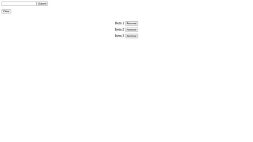 Shopping List Example - Script Codes