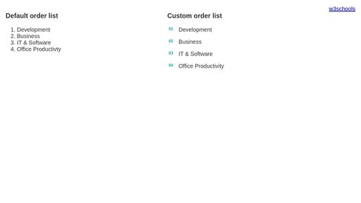 Css counters - Script Codes
