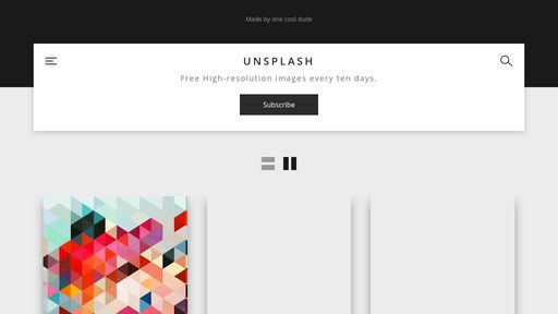 Unsplash Redesign Stuff - Script Codes