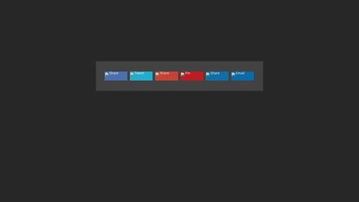 Social Icon Buttons - Script Codes