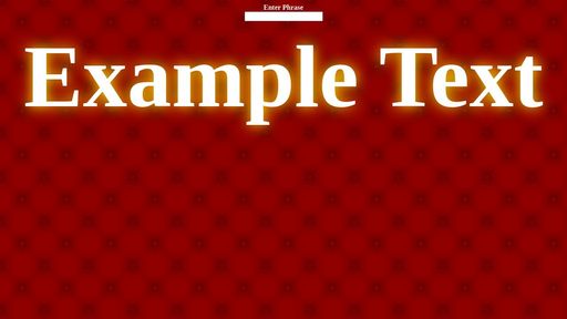 Glow Text - Script Codes