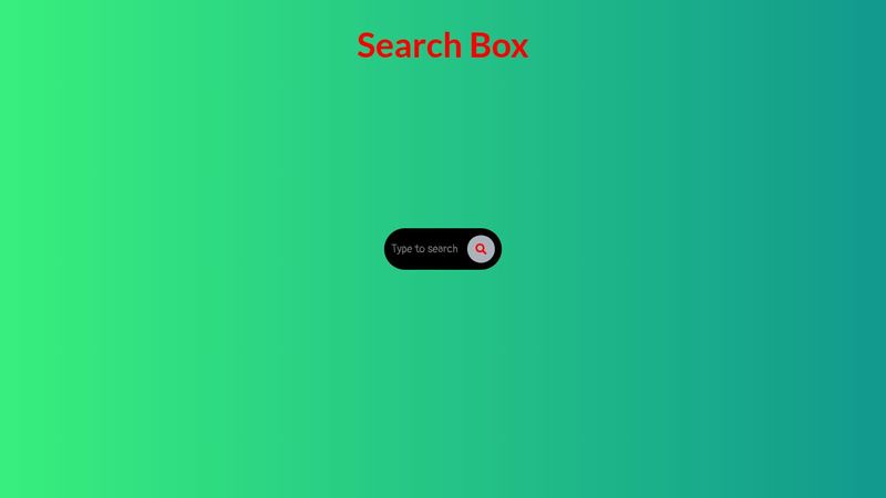 Search Bar Using HTML CSS