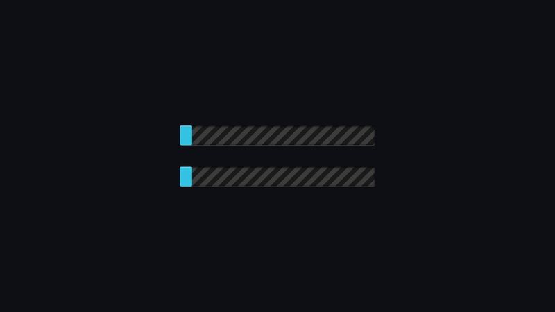 Progress Bar with Slow Opposing Animation vs. Fast Opposing Animation Progress Bar with Slow Opposing Animation vs. Fast Opposing Animation