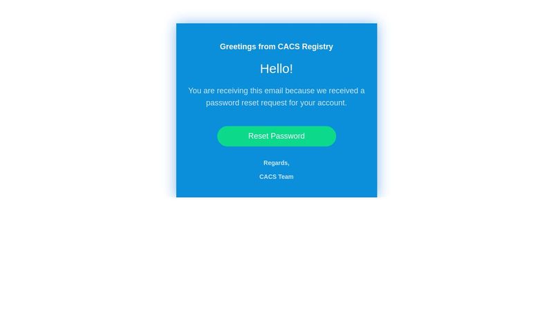 forgot password template