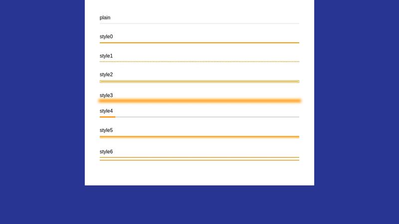 Collection Of Horizontal Rule Styles
