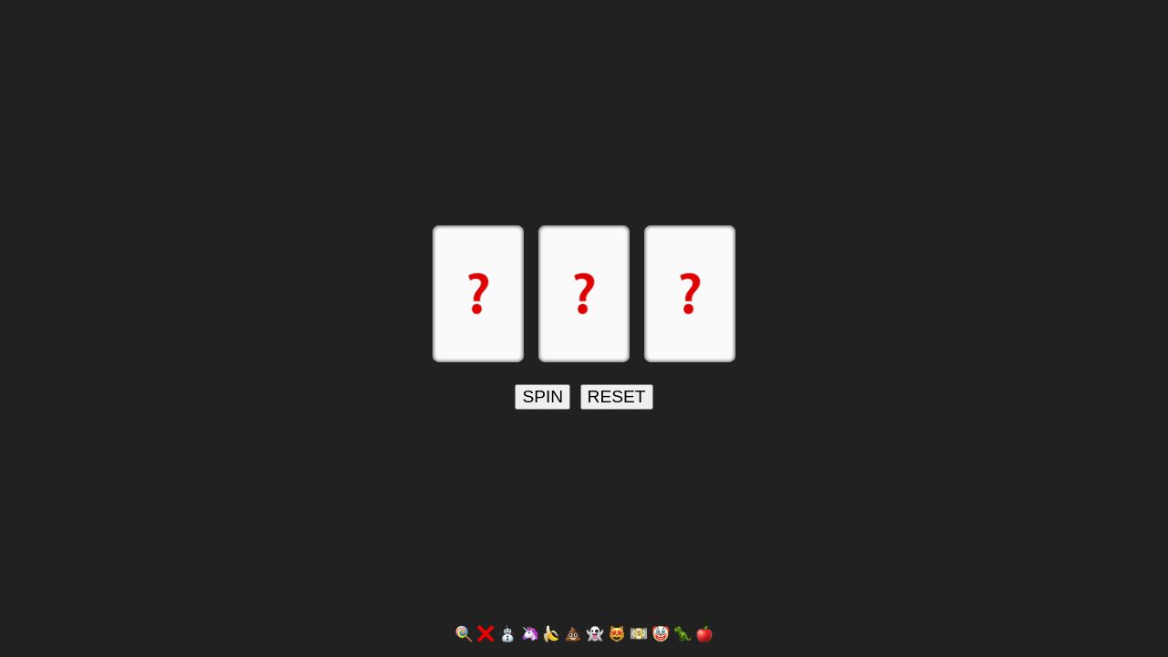 Pens tagged 'slot-machine' on CodePen Pens tagged 'slot-machine' on CodePen