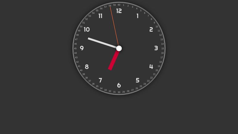 CodePen - Analogue Clock