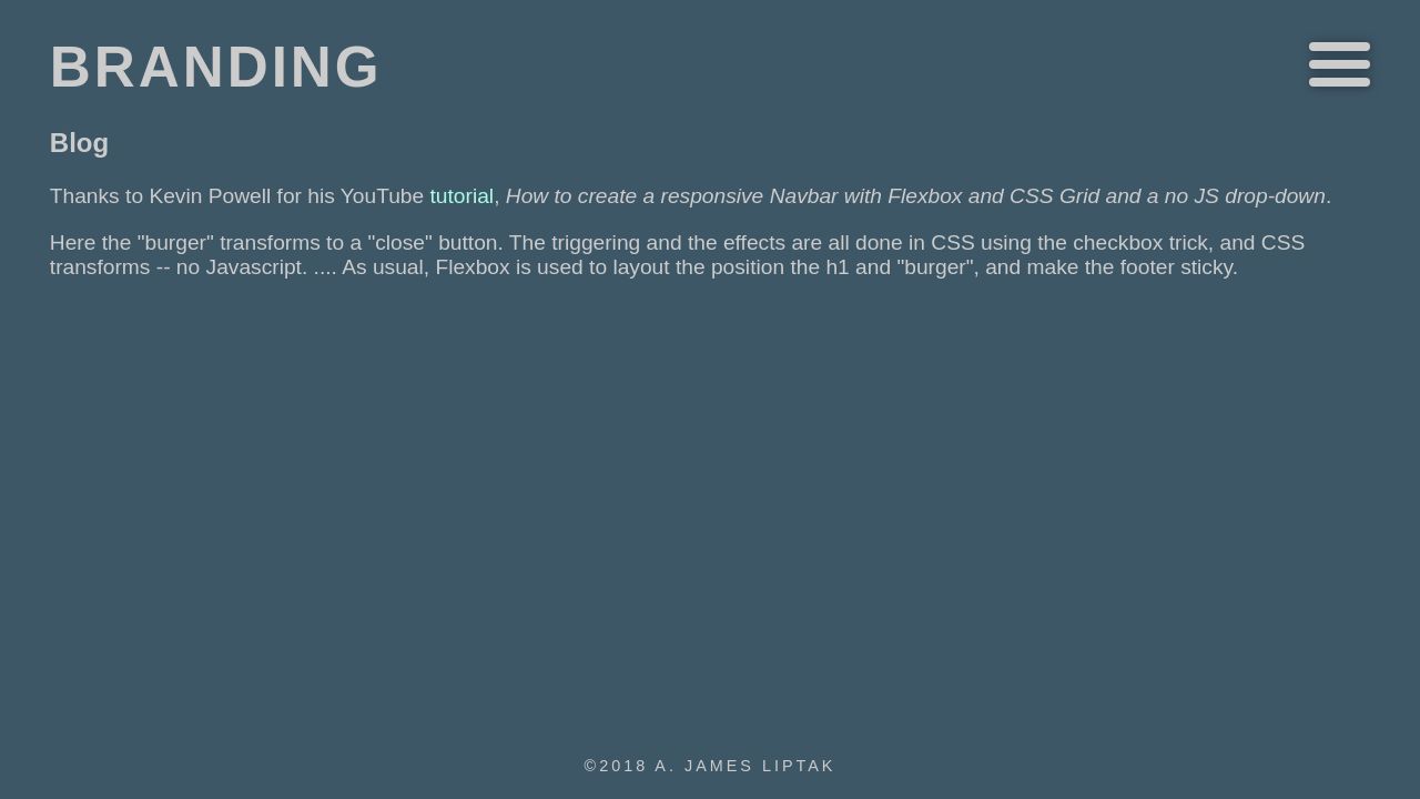 Pens tagged 'animated mobile menu' on CodePen Pens tagged 'animated mobile menu' on CodePen