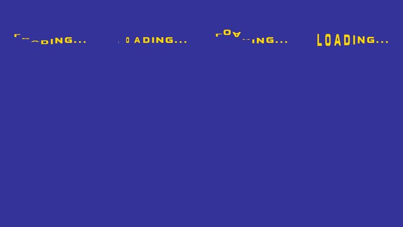 Loading Screen Text Animations