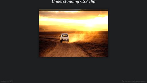 Understanding CSS clip - Script Codes