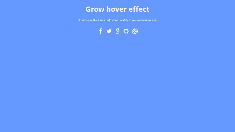 CSS Grow Hover Effect CSS Grow Hover Effect