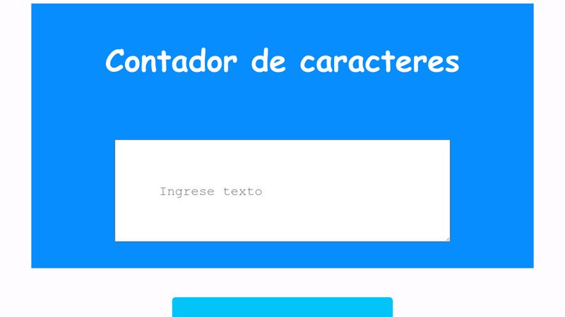 Contador De Caracteres
