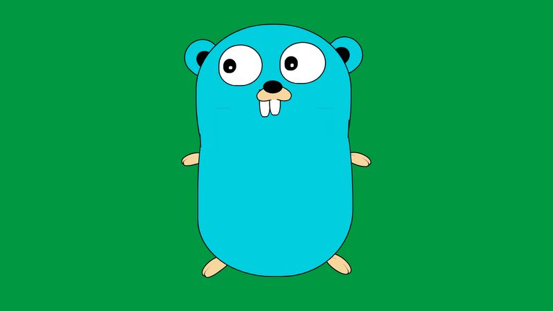 Gopher (golang pet) only CSS