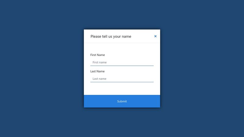 Input text value from modal