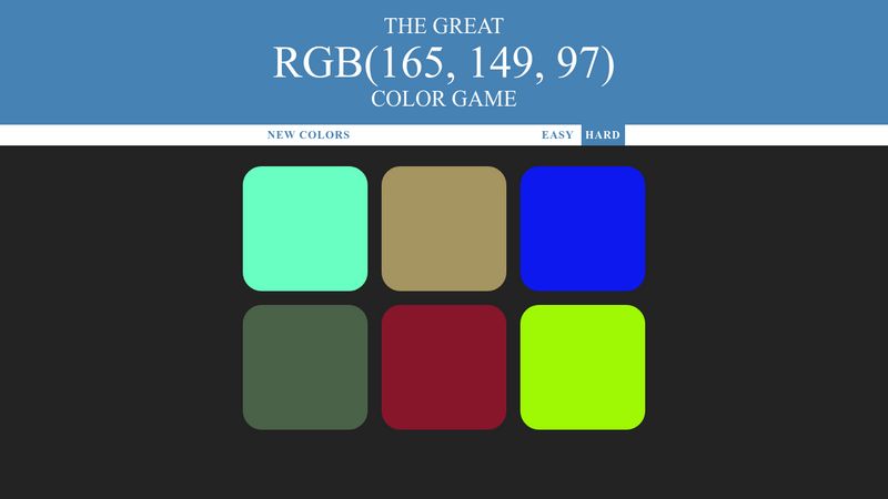 RGB GAME