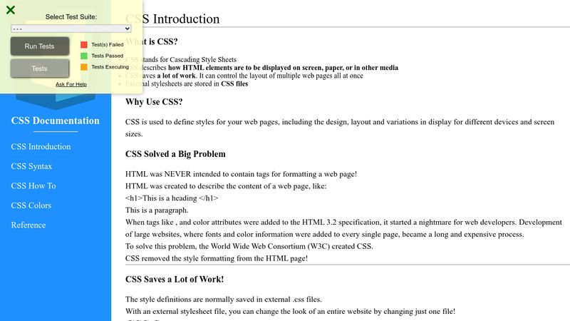 CodePen - CSS Technical Documentation