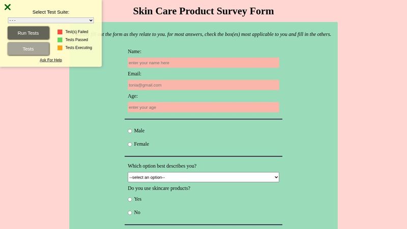Survey Form