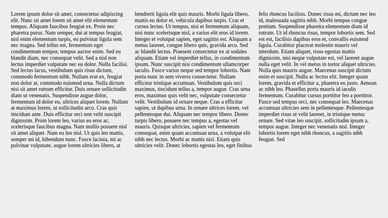 Multi-column example