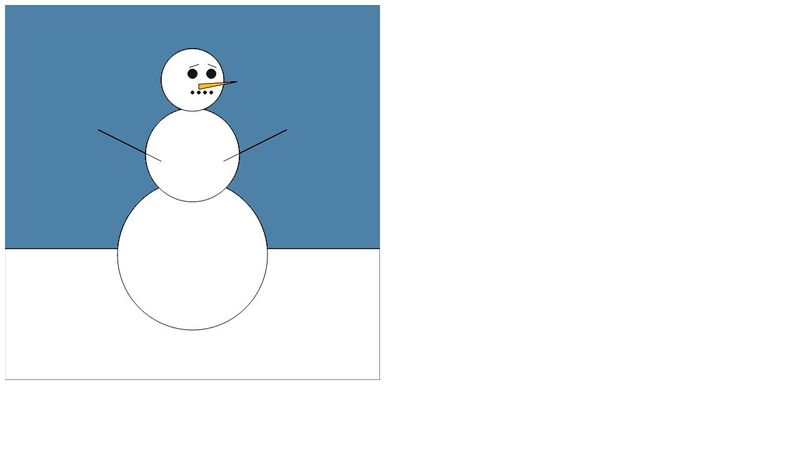 Snow Man p5.js