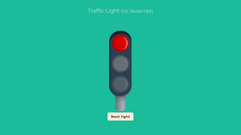 traffic light codepen