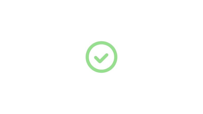 Success icon animation - CSS only Success icon animation - CSS only