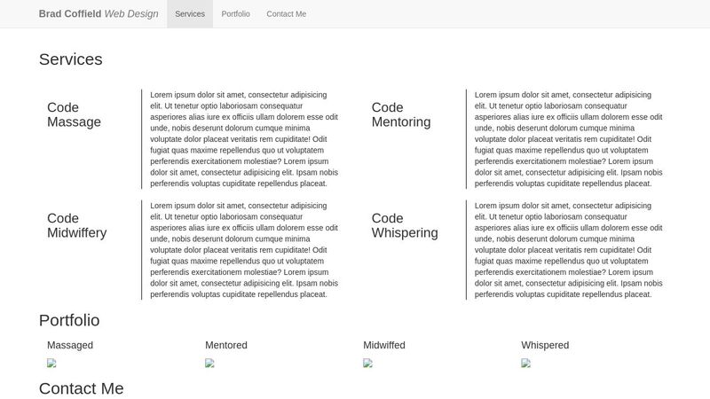 FreeCodeCamp Personal Portfolio Page freecodecamp-personal-portfolio-page