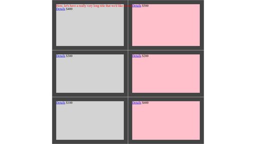 Grid Test - Flexbox - Script Codes