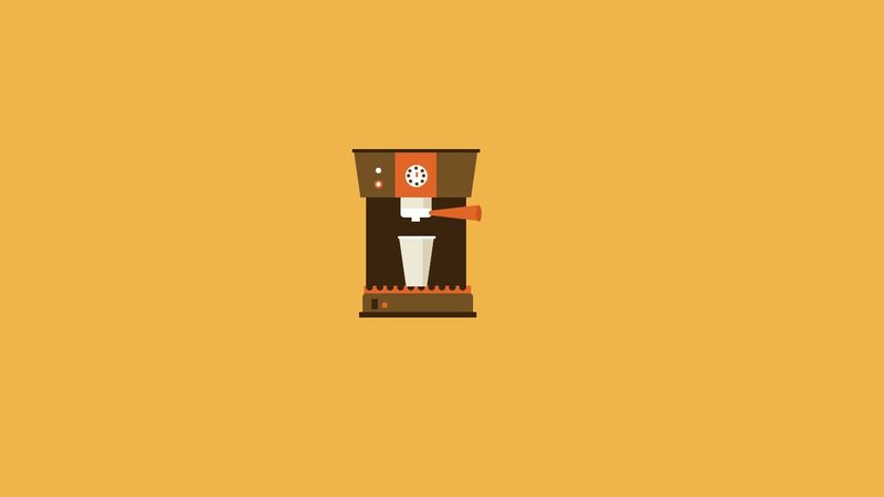 Pure CSS Animated Coffee machine