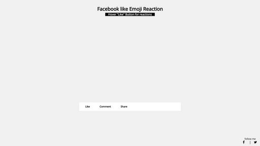 Facebook like button Emoji Reaction - Script Codes