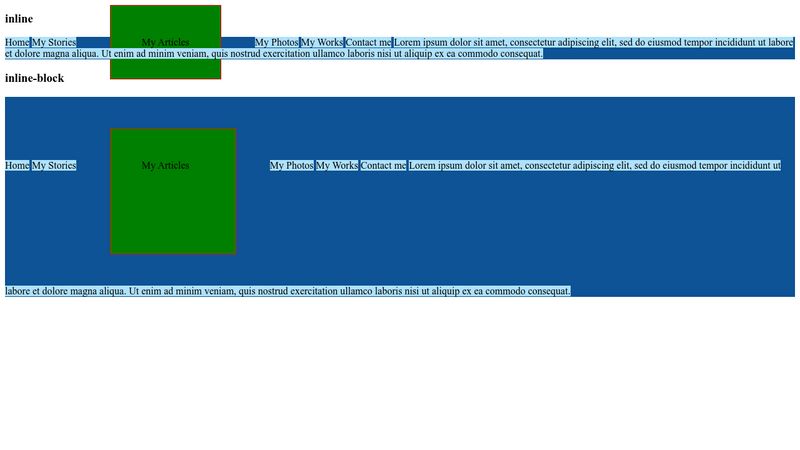 Inline Button vs Inline-Block When Does CSS Behavior Change - blockinlineinline-block