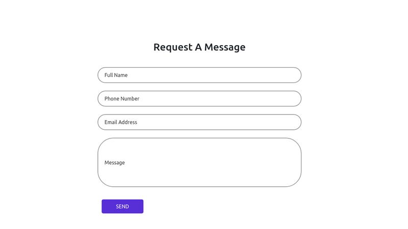 Responsive Contact Form With Css