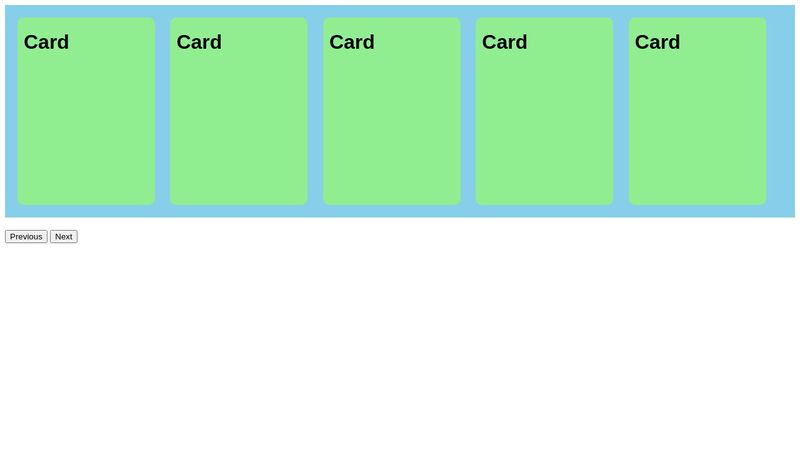 Card Carousel