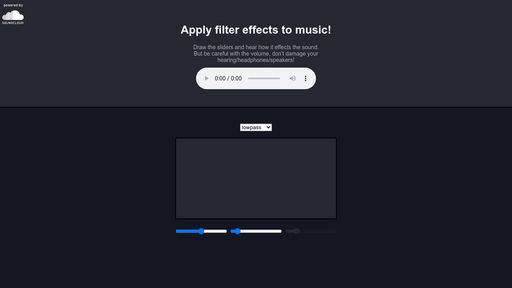 Apply Filter Effects to Music - Script Codes