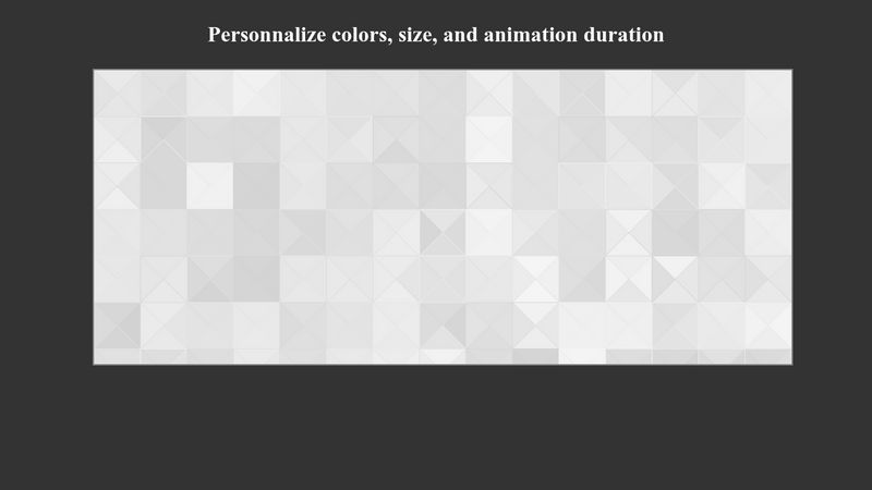 Responsive Animated Triangles Background (Black or White) - CSS / JQuery