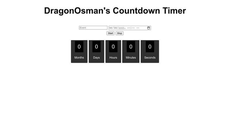 dragonosman-s-countdown-timer