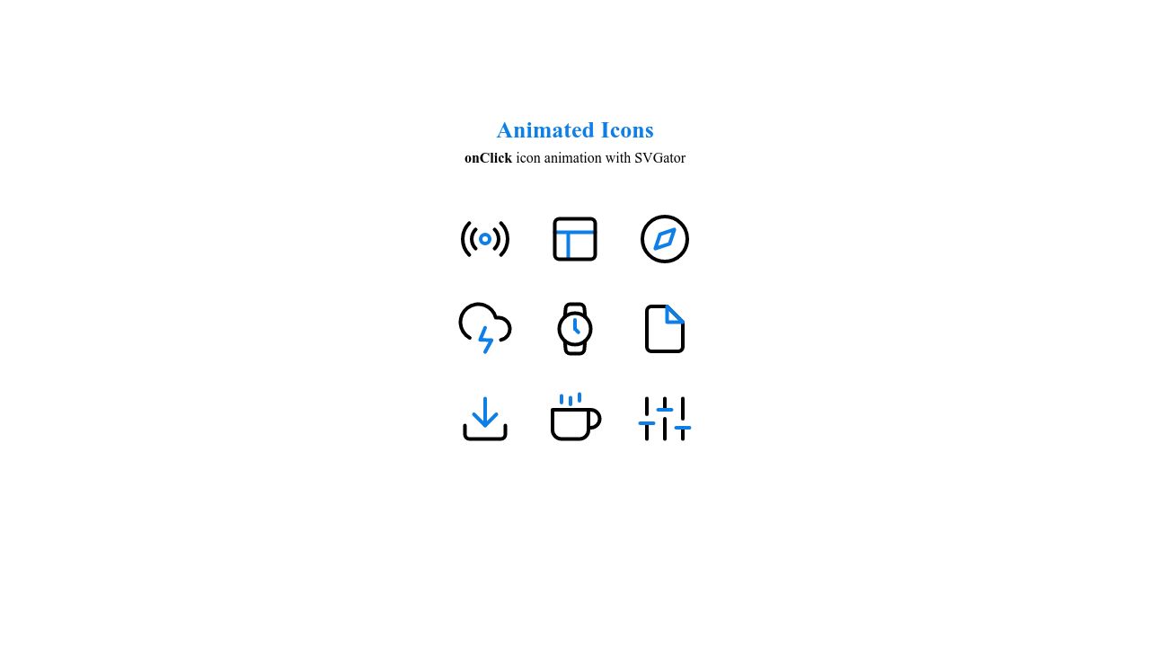 Pens tagged 'animated-icons' on CodePen