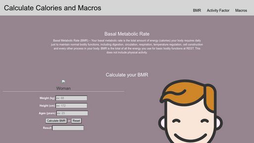 Calculate Calories and Macros - Script Codes
