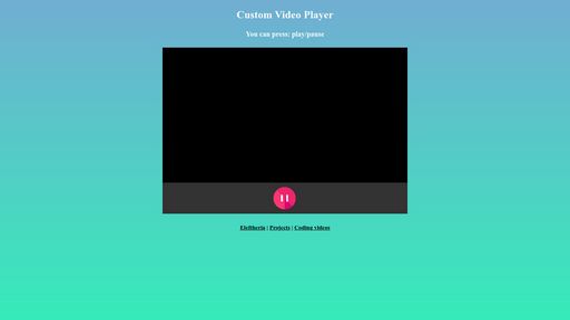 Video Player Custom Controls - Script Codes