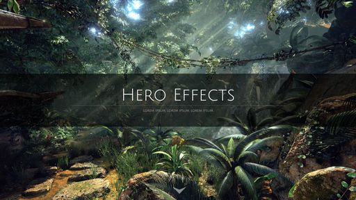 Webpage Hero header - scroll effects - Script Codes