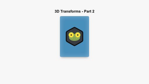 3D Transforms - Part 2 - Script Codes