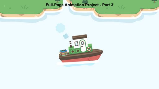 Full-page Animation Project - Part 3 - Script Codes