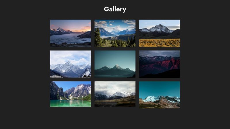 Image Gallery with overlay effect/animation Image Gallery with overlay effect/animation