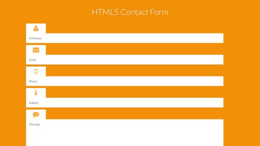 HTML5 Contact Form - Script Codes