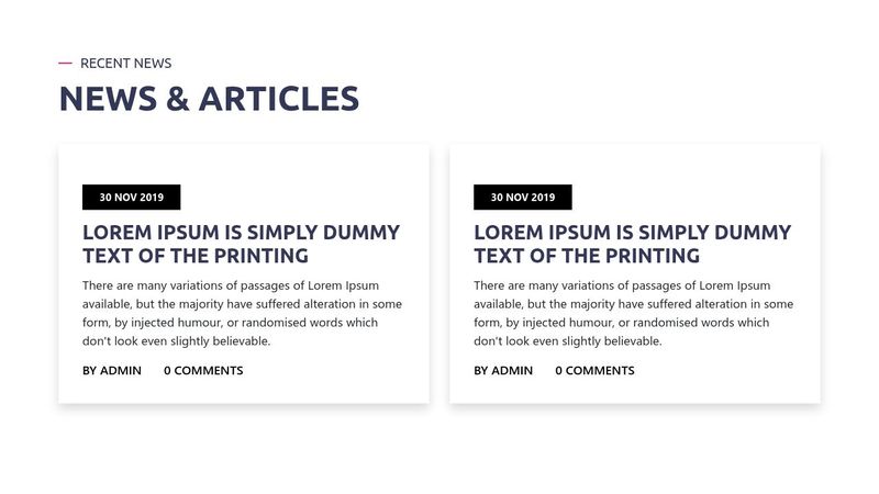 Responsive News Section with HTML , CSS , Bootstrap
