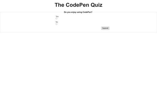The CodePen Quiz - Script Codes