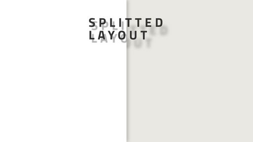 Splitted Layout - Script Codes