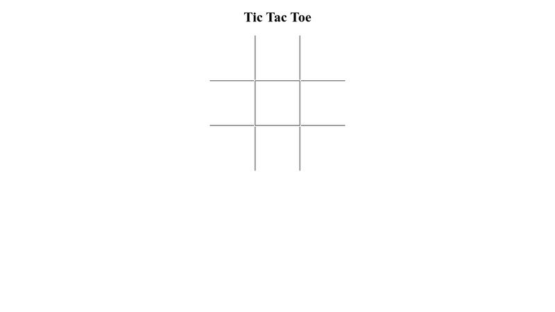 Section 06 | Tic Tac Toe Board