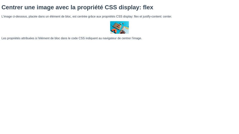 centrer-image-css_display-flex