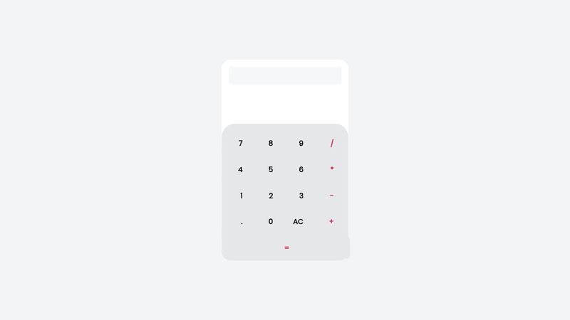 Awesome Calculator Design using HTML, CSS, and Javascript - InCoder