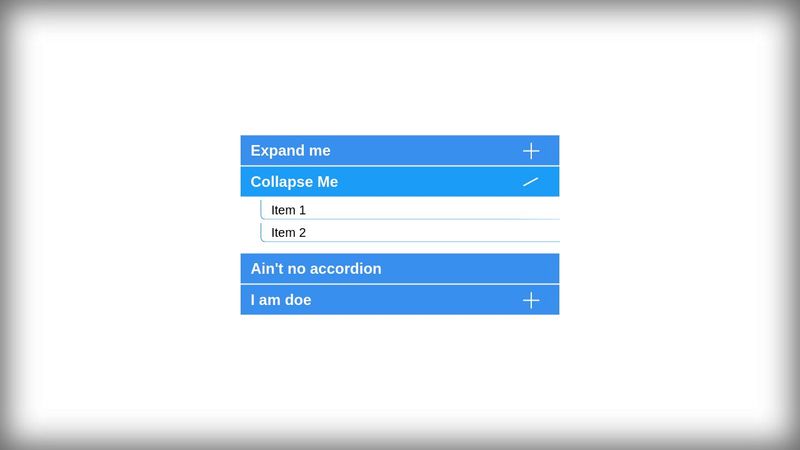 Accordion Plus/Minus Glyph Animation Accordion Plus/Minus Glyph Animation